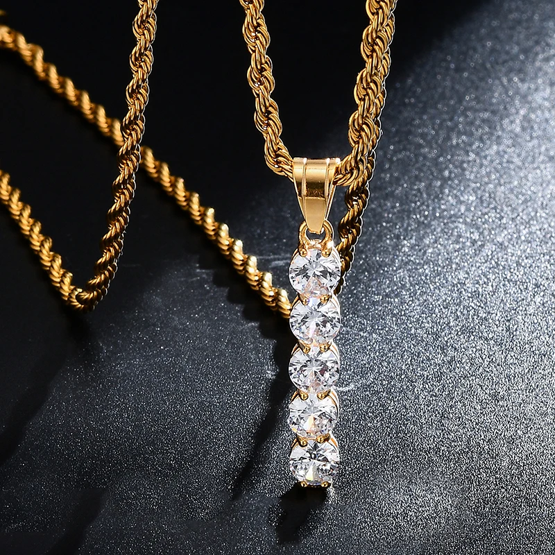 Cubic Zircon Necklace Pendants Necklace 