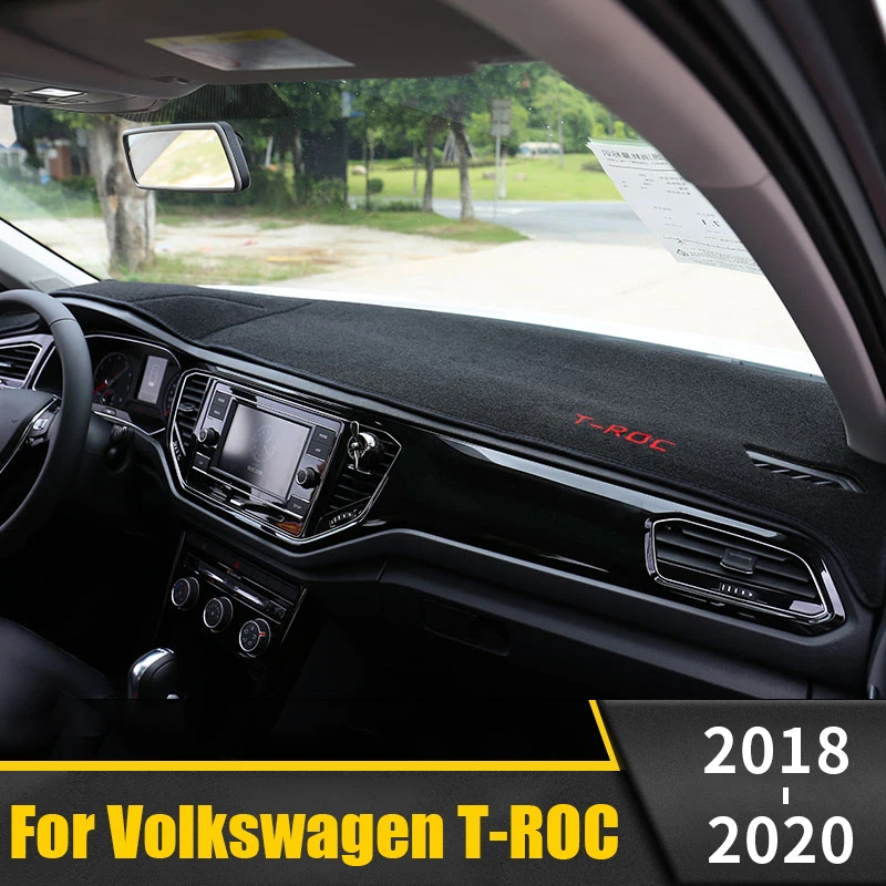 Для Volkswagen VW T ROC TROC 2020 2019 2018 LHD крышка приборной панели автомобиля солнцезащитный