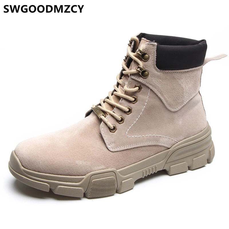 Пустынные Ботинки Ботильоны мужские ботинки челси Мужская зимняя обувь зимние