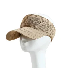 Спортивная Кепка для бега, вязаная кепка, новинка, модный топ, летняя шапка унисекс, Солнцезащитная вязаная шапка