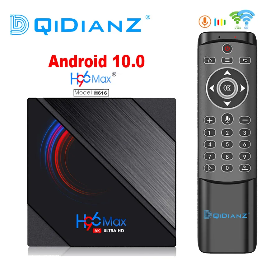 Top-Box Media-Player Youtube H96MAX Tvbox Android Max-H616 4K 4GB 32GB 64GB 2GB16GB Tv-Set