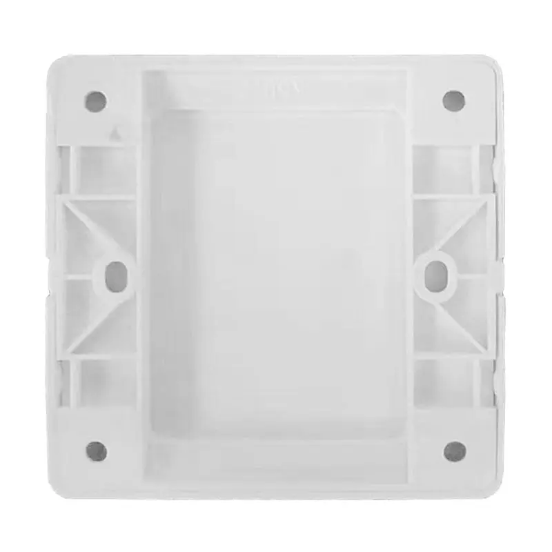 Socket Protective Cover Electrical Sockets Electrical Power Socket Electric Wall Switch Socket Blank Cover Panel ABS Outlet Plate Bezel Tool 86x86mm L69A