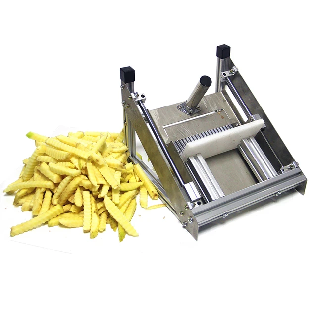 Wave potato cutter machine Wavy French fries cutter Potato chips slicer  machine fruits vegetable slicing machine - AliExpress