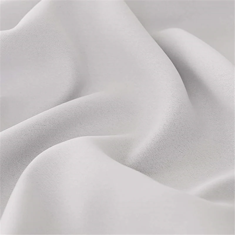 Greyish white Белый теплоизолированный затемненный занавес s для гостиной спальни серый толстый оконный занавес обработка - Цвет: Greyish white