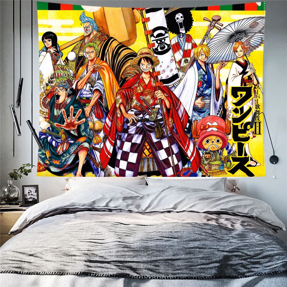 Manta colgante de personajes de Anime para decoración del hogar, tapiz de  pared del dormitorio con revestimiento de paredes de fondo|Tapices  decorativos| - AliExpress
