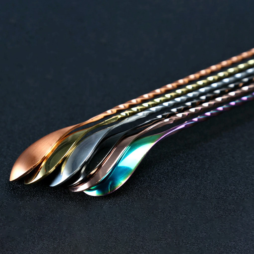 Нержавеющая сталь бар с двойной головкой коктейльное скрученное смешивание