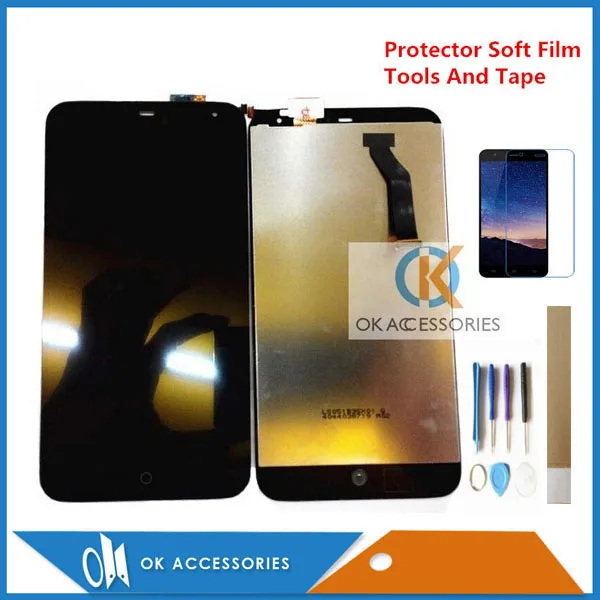 Черно белый цвет для Meizu MX3 M055 MX065 ЖК дисплей с сенсорным экраном сенсорный