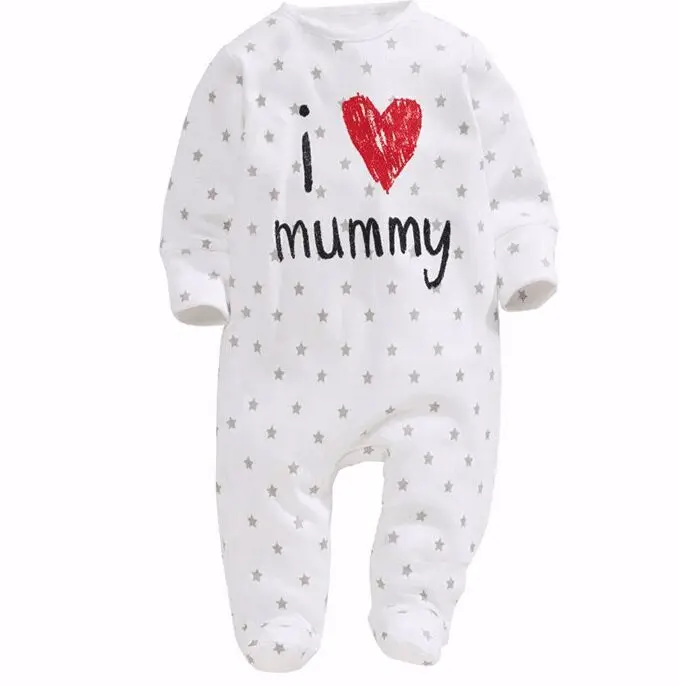 mummy1 Для маленьких детей Одежда для мальчиков зимняя куртка с белым в полоску длинные рукава Новорожденные Для мальчиков и девочек Ползунки, комбинезоны, одежда для детей 0-3 лет, 6, 9, 12 месяцев - Цвет: mummy1