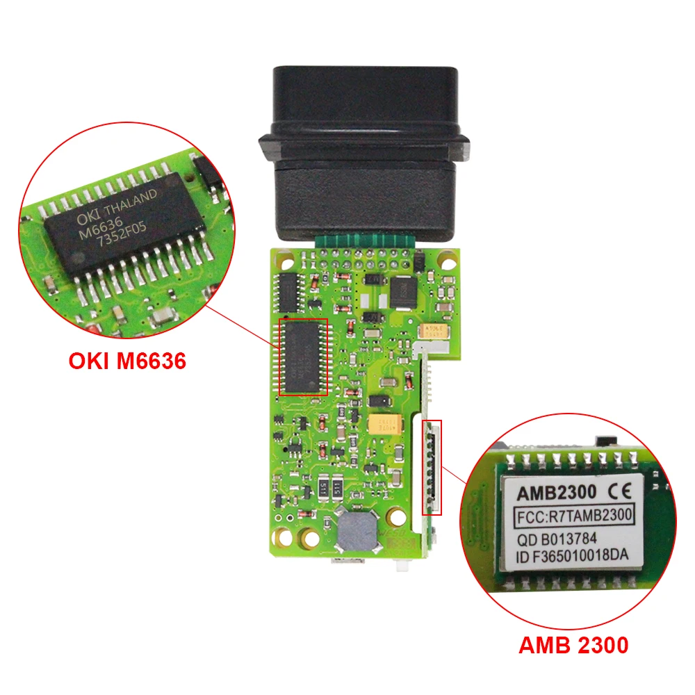 Полный чип VAS 5054A ODIS v5.1.6 OKI AMB2300 Bluetooth адаптер VAS5054A V5.1.6 Поддержка UDS OBD OBD2