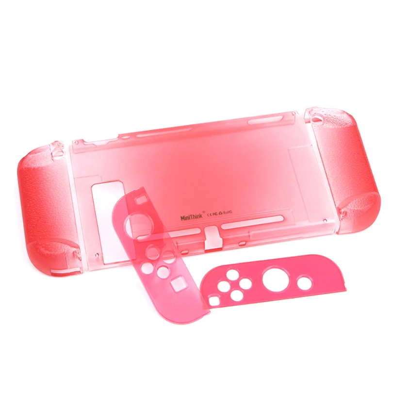 Joy-con Тонкий тонкий защитный прозрачный жесткий чехол Крышка противоскользящая оболочка 3 Тип детали разделены для переключателя nand(прямая стыковка