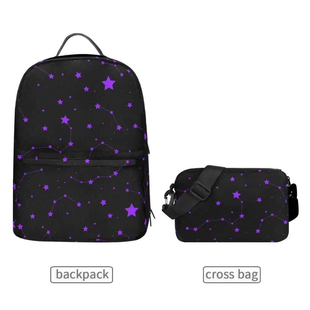 ALAZA Рюкзак Школьная Сумка Для женщин 2 в 1 многофункциональная верхняя Черный Съемный студенческий рюкзак, школьная сумка выходные сумка для отдыха