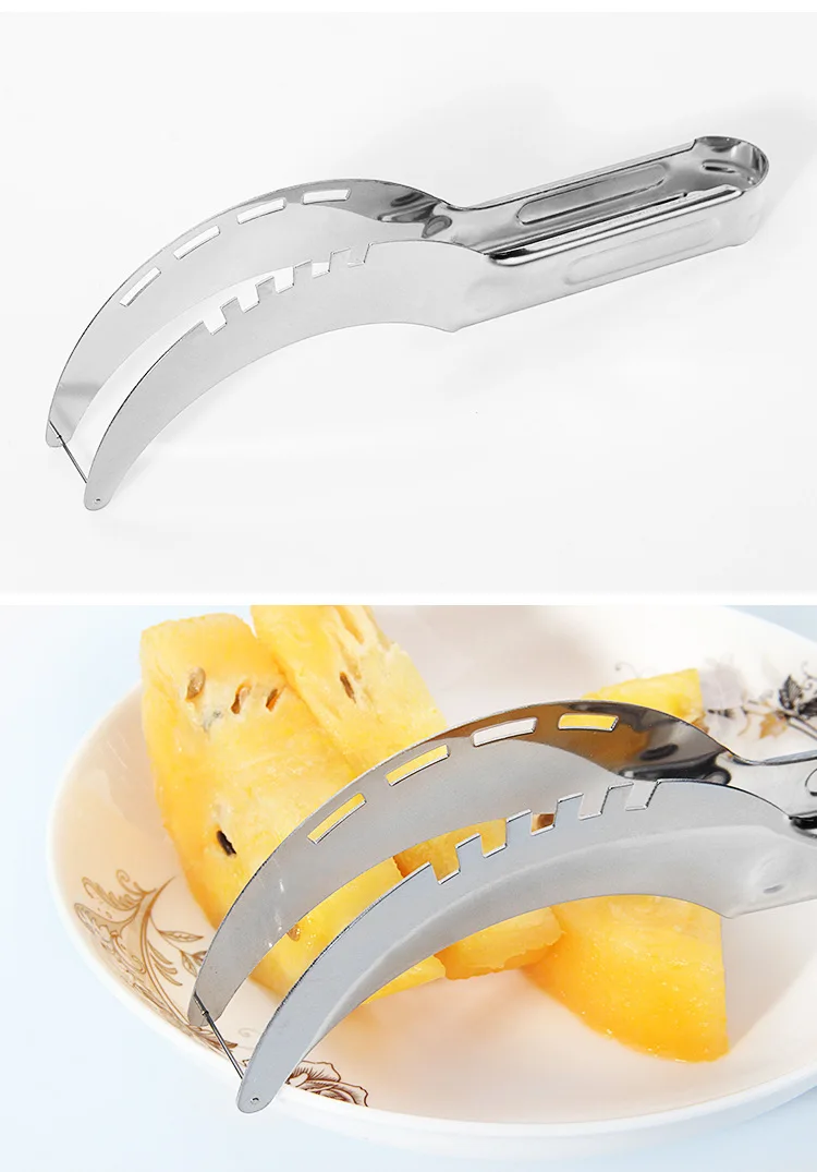 Нож для нарезки дыни из нержавеющей стали, нож для сердцевины, инструменты для фруктов и овощей, кухонные гаджеты