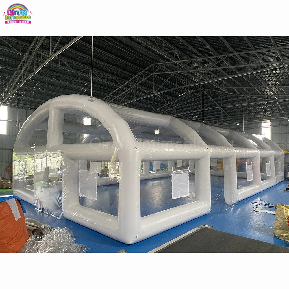 Factory Price Custom Inflatable Arch Tent/ Transparent Inflatable House/ Pool Cover Inflatable Party Tent For Sale 2