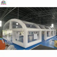 Factory Price Custom Inflatable Arch Tent/ Transparent Inflatable House/ Pool Cover Inflatable Party Tent For Sale 2