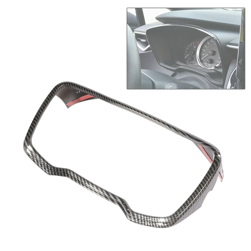 

for Toyota Corolla Dashboard Instrument Gauge Cover Trim Fit 2019 2020 Matte Carbon Fiber
