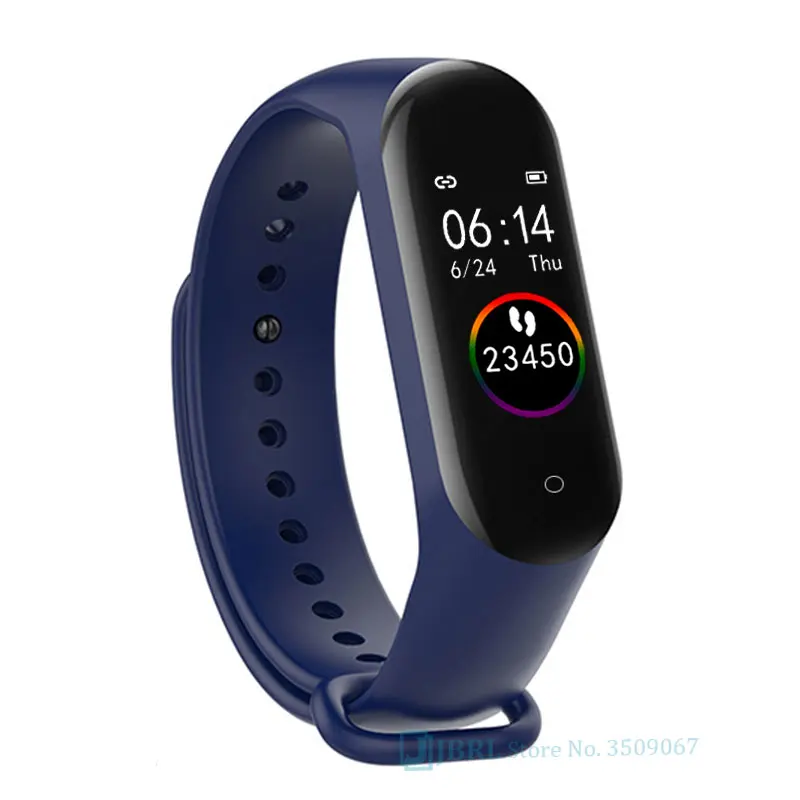 Новые умные часы для мужчин и женщин, монитор сердечного ритма, кровяное давление, фитнес-трекер, умные часы, спортивные часы для ios android с коробкой - Цвет: blue