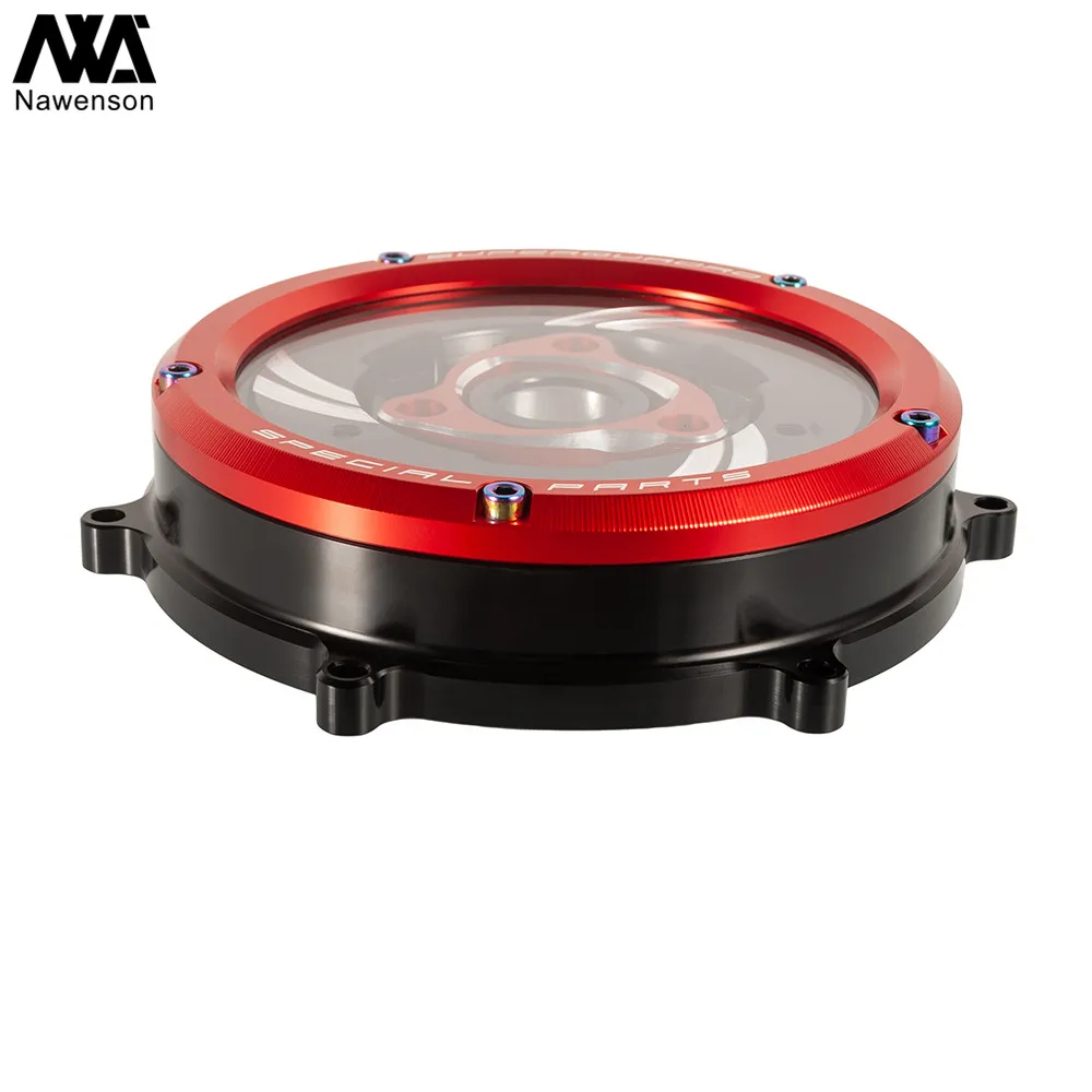 CNC алюминиевая Прозрачная крышка Сцепления Мотоцикла Набор для 959/1199/1299 Panigale 2012