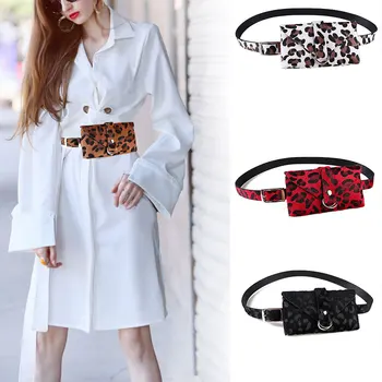 

Newly Women Waist Bag Leopard Adjustable Belt Pack Purse for Mobile Phone Keys Money DO99
