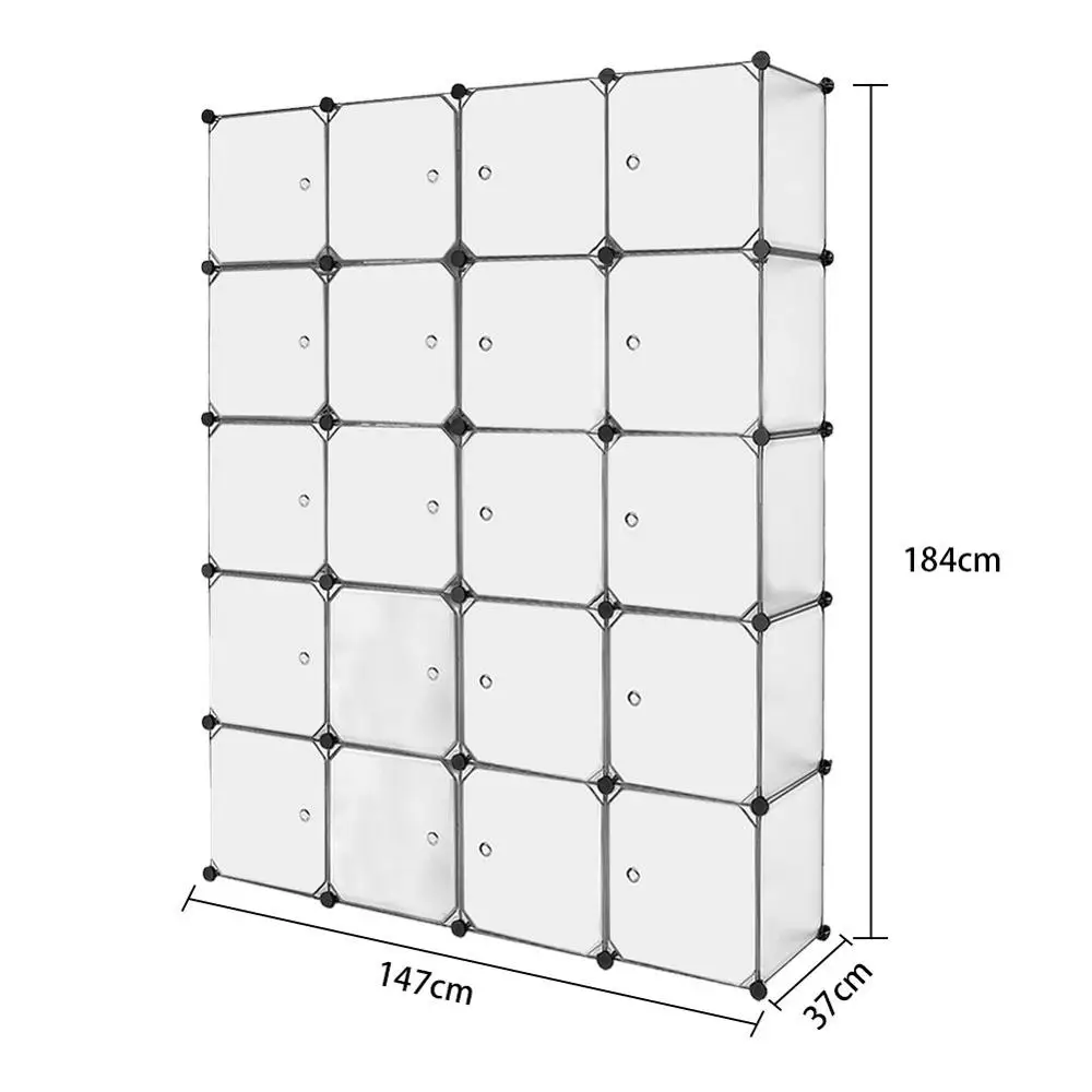Bedroom Plastic Wardrobe Cabinet Cube Storage Organizer Portable Clothing Storage Cabine Cloth Closet Home Furniture C04 Bedroom Plastic Wardrobe Cabinet Cube Storage Organizer Portable Clothing Storage Cabine Cloth Closet Home Furniture C04