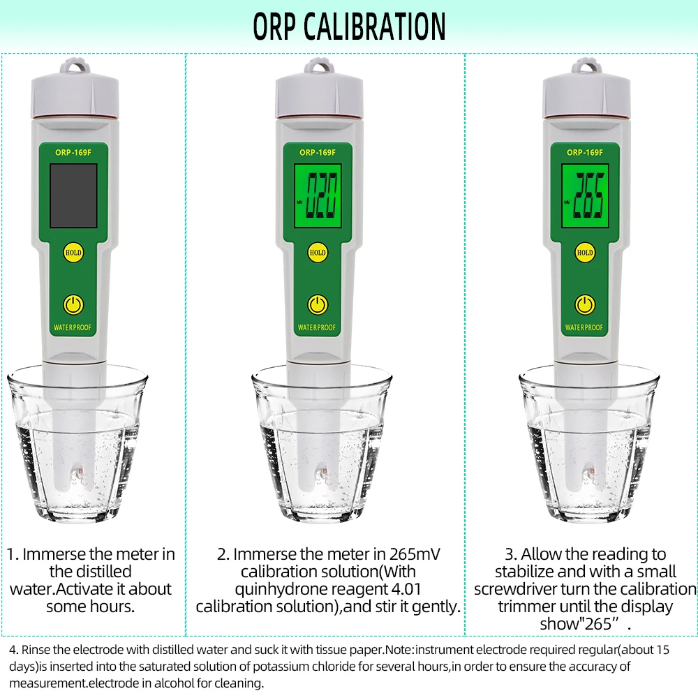 ޴ ORP PH 跮  ˻ LCD ÷, ļ    ORP-169E ORP-169F