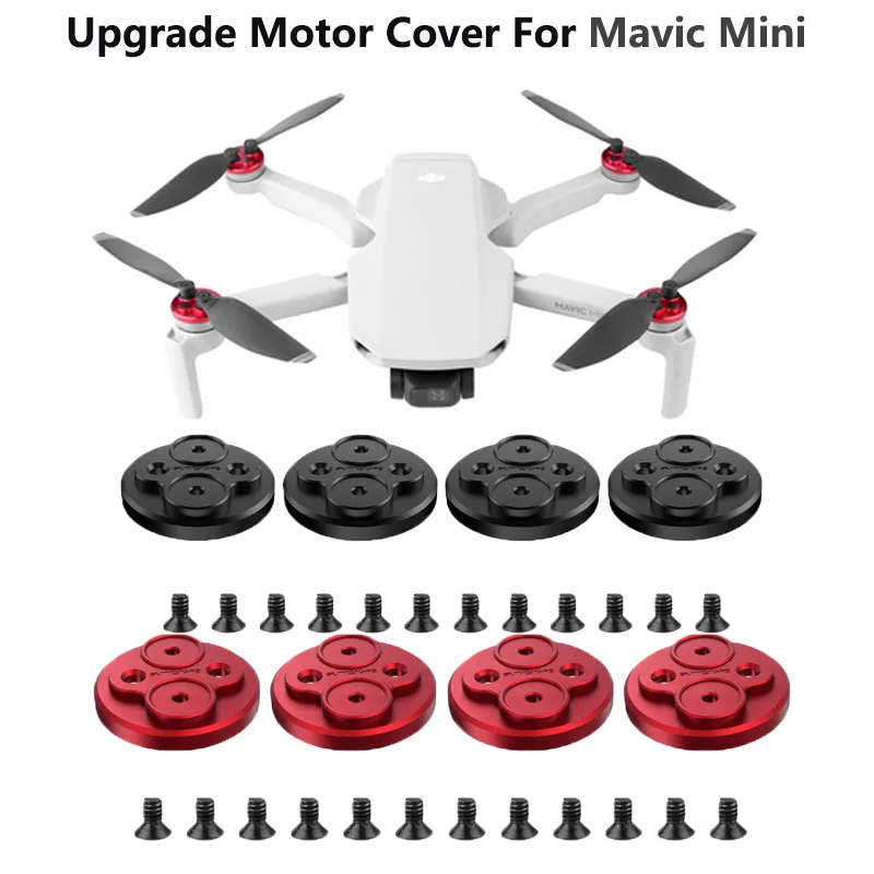 Buy QOT Upgraded Motor Covers Scratch-proof Propellers Protective Aluminum Alloy Motor Cover for DJI Mavic Mini Drone Accessories 