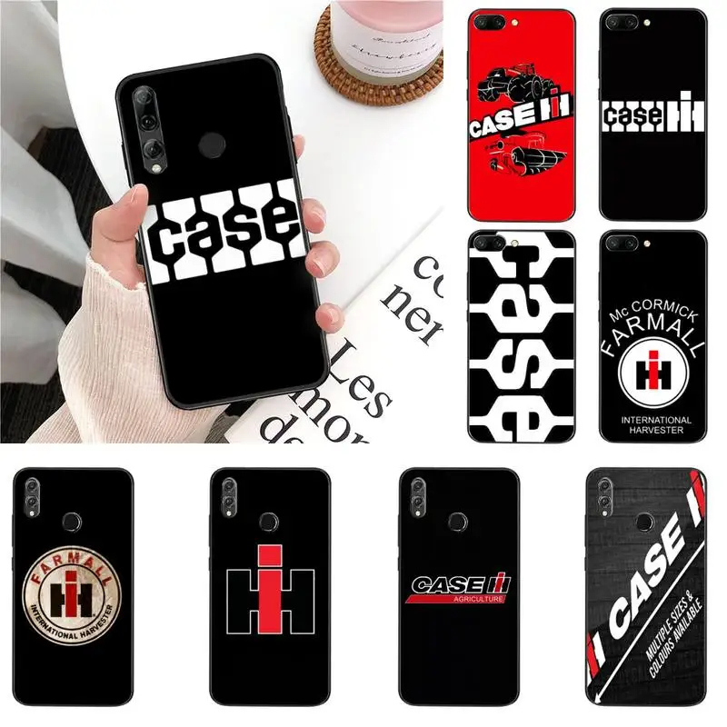 HTXian case ih тракторы силиконовый черный чехол для телефона Huawei Honor 8X 9 10 20 Lite 7A 7C 10i 9X play