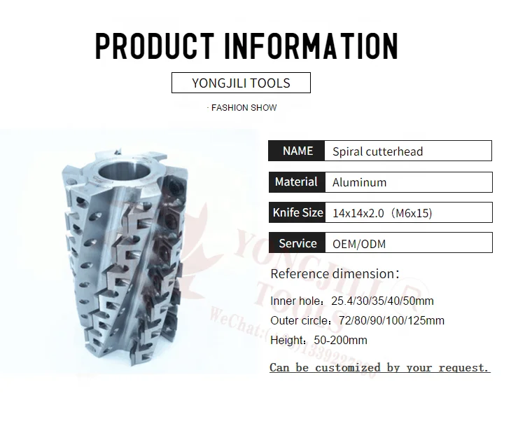 US $305.00  311 Woodworking Machine Tools Cutter Spiral Cutterhead Planer