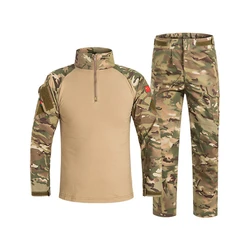 Kid Military Uniform Camouflage Tactical Combat Shirt Pants Multicam Special Forces Army Clothing Tatico Tops Airsoft Clothes