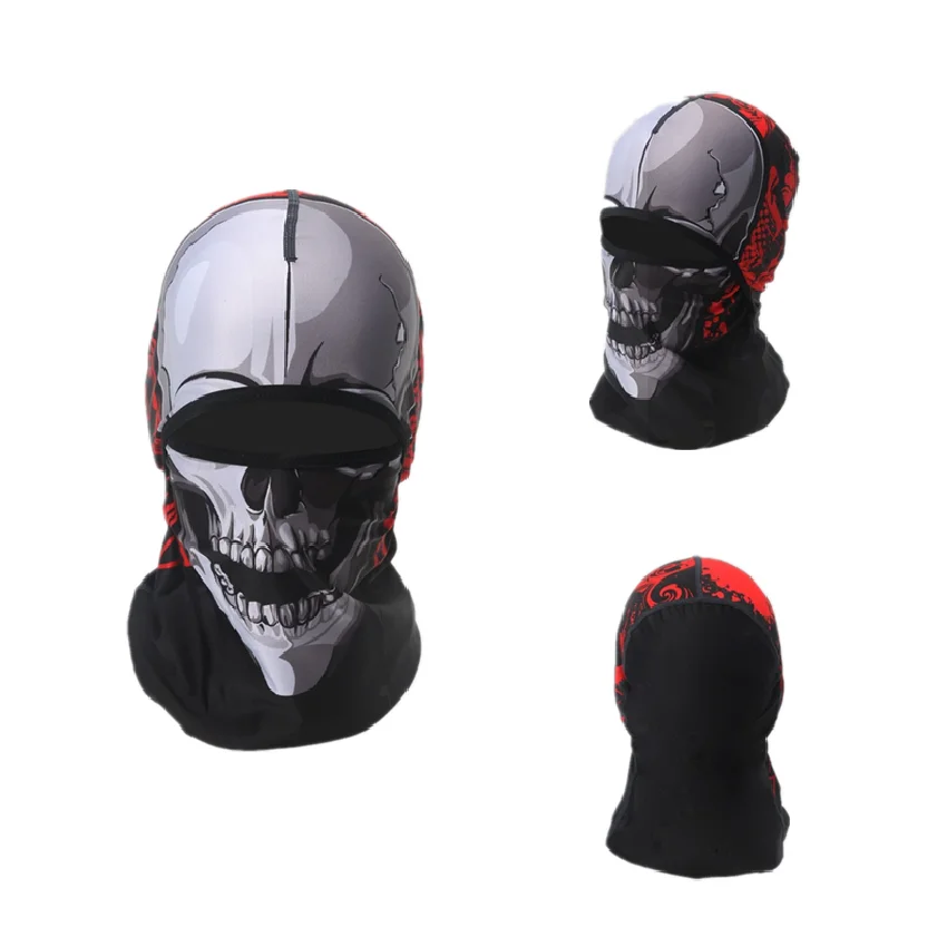

2019 COOL SKULL Face Shield Bland on Top Outdoor Sports Scarf Baff Sport Face Mask Bike Headband Hat Cycling Headgear Bandana
