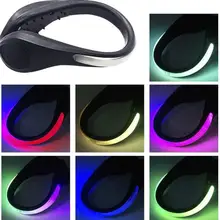 Led Flash Shoe Clip Light Up Glow in the Dark for Party Dancing Skating Night Running Safty Gear Battery Replaceable 10pcs/Lot