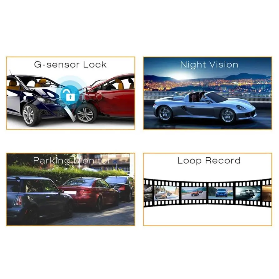 ڵ  DVR  ڴ, ̴  ȭ 1080P ķ, WDR 170 ġ   ,  ͸