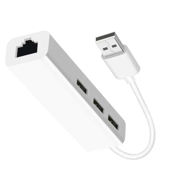 Лидер продаж USB концентратор умелое Производство USB к USB2.0 RJ45 концентратор внешний сплиттер сетевой конвертер для Windows Mac OS