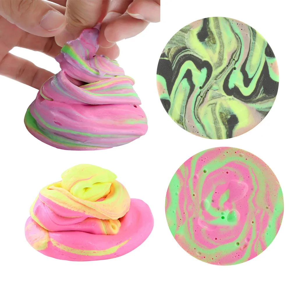Cotton mud vent clay toy 60ml Fluffy Floam Slime Scented Stress Relief Kids Toy Sludge Toys for childrens kid’s funny L0119 | Игрушки и