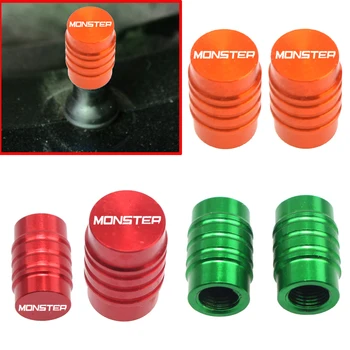 

Motorcycle Wheel Tire Valve Stem Caps CNC Airtight Covers For DUCATI MONSTER 659 696 796 821 900 1000 1100 1200/S