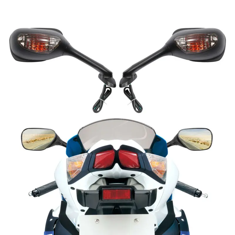 Зеркала заднего вида с указателем поворота для мотоцикла Suzuki GSXR600 GSX R 750 2006 2015 GSXR1000