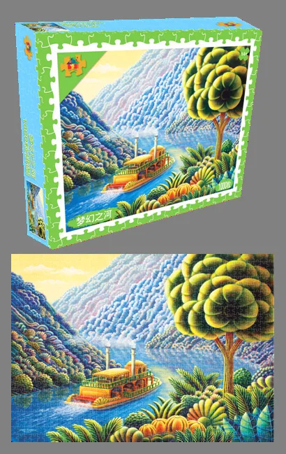 1000 шт. бумажные Развивающие головоломки игрушки для детей DIY космический пассажир картина маслом шаблон головоломка игрушка Рождественский подарок - Цвет: 10