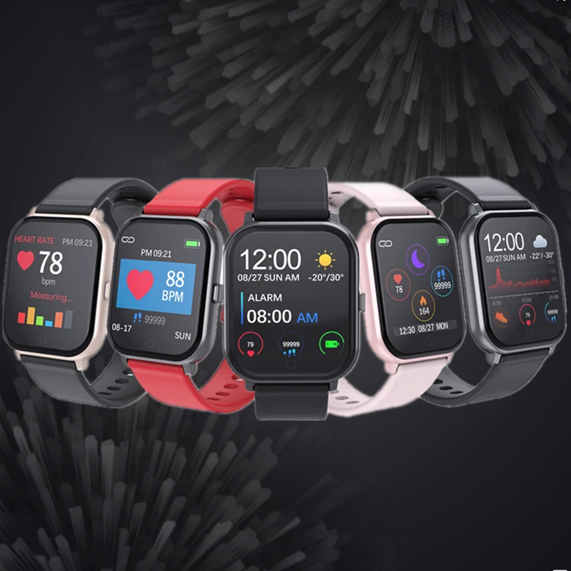 

T55 Activity Fitness Pedometer Health Heart Rate Sleep Tracker Smart Watch ip67 Waterproof Sport watch for Men Women smartwatch