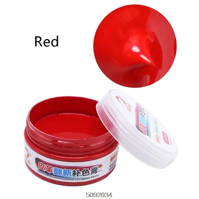 7HH1106206-R 75g Furniture Leather Max Refinish Restorer Scratch Remover Shoes Recolor Paste - Цвет: 7HH1106206-R