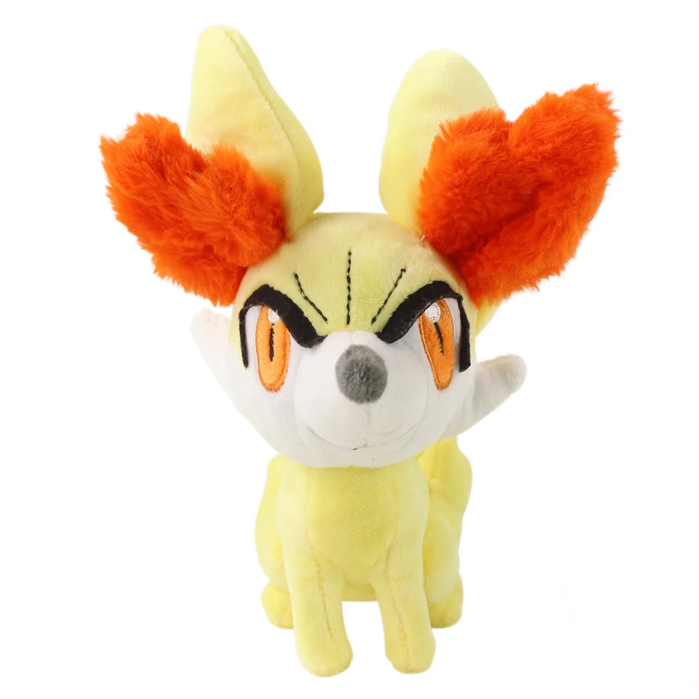 22CM Anime Pokemon Plush Fennekin Fire Fox Stuffed Toy Peluche Doll Gift For Kid | Игрушки и хобби