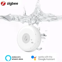 Tuya ZigBee – alarme de fuite d'eau, WIFI, détecteur de fuite d'eau, alerte d'inondation, besoin d'une passerelle, fonctionne avec Alexa Google Home 