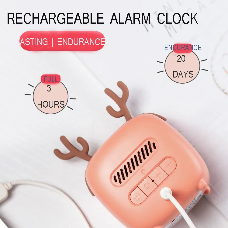 Smart Electronic Mute Luminous Creative Personality Children Cute Animal Alarm Clock Home Decoration Clock