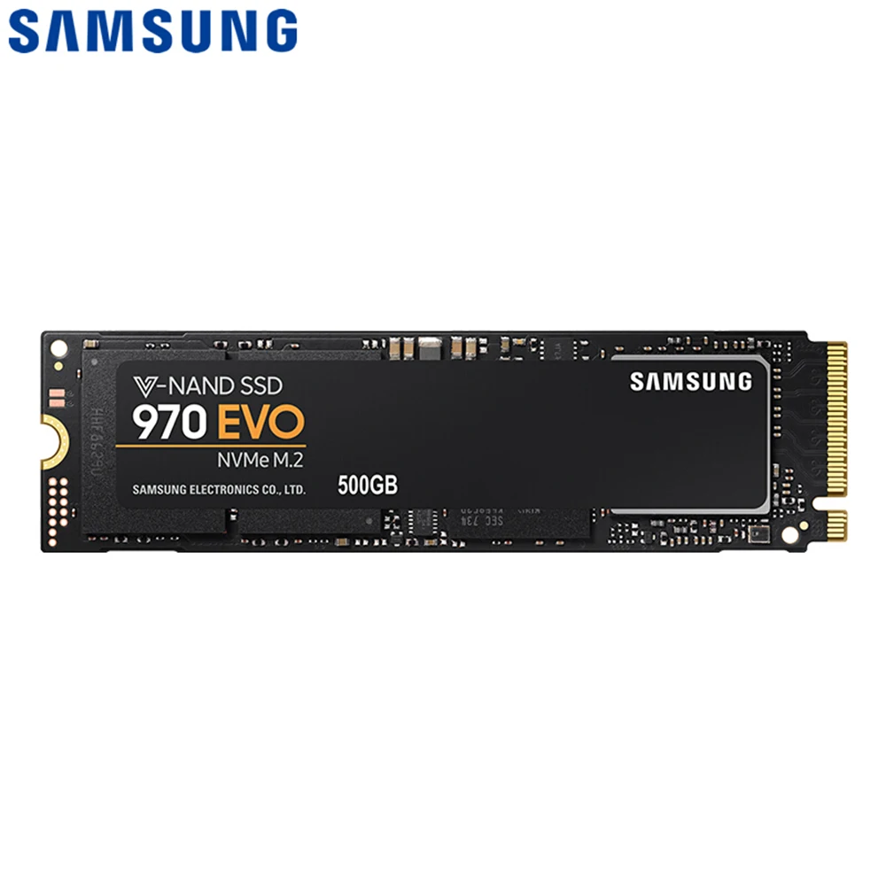 Samsung 970 M.2 EVO SSD 1 ТБ 500GB NVMe 2280 NVMe внутренний SSD твердотельный жесткий диск SSD PCIe 3,0X4, NVMe 1,3 ноутбук