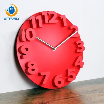 

Modern Design Silent Hanging Clocks Digital Large Decorative Big 3d Round Wall Clock Watch Kitchen Home Decor Wall Clocks