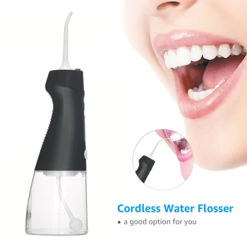 

Water Flosser Cordless Oral Irrigator with 3 Modes 300ML Water Tank Teeth Cleaning Waterproof Portable USB Rechargeable Electric