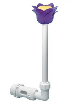 

Fountain Swimming Fish Pool Waterfall Fountain Adjustable Water Pools Decoration Flower Shape Wall-mounted Fountain Accessories