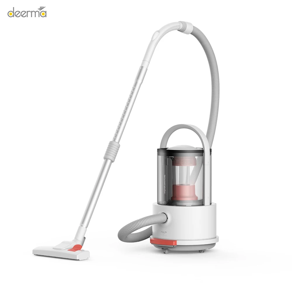 Deerma TJ200 Многофункциональный пылесос для сухой и влажной уборки, съемная большая емкость с 18000 Pa сильным всасыванием - Цвет: White