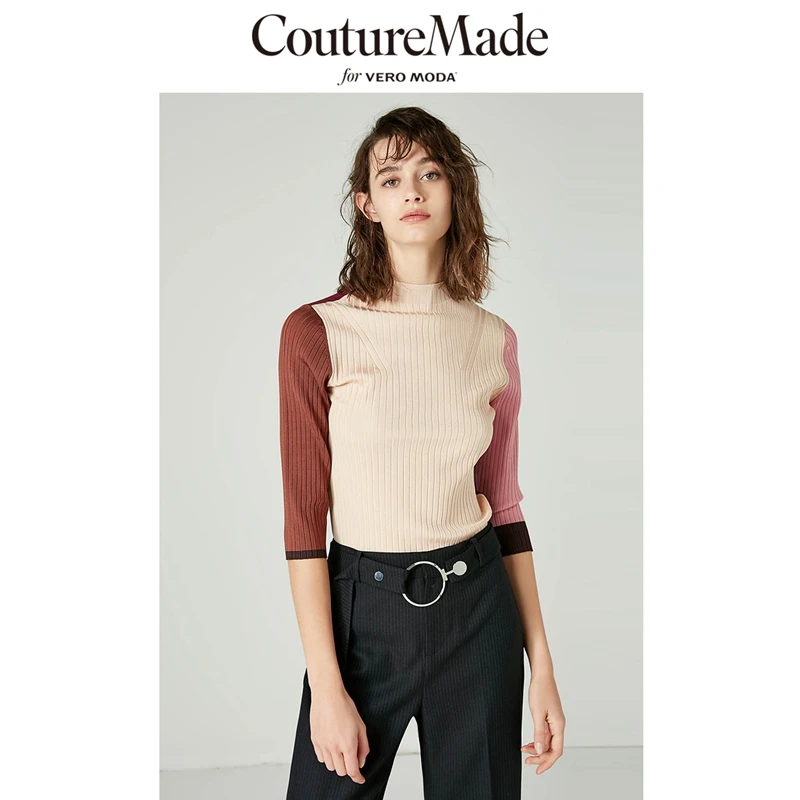 Vero Moda тонкий крой ассорти цветов 3/4 вязанные рукава | 318424520