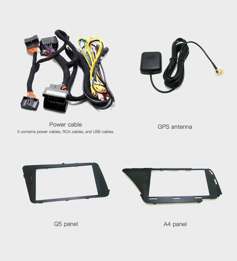 Автомобильный мультимедийный плеер Android для AUDI A4 (2008 2016 B8) Q5(2010 2016) Bluetooth GPS