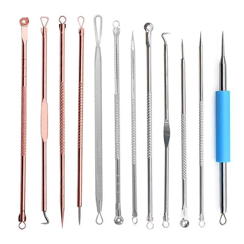

Acne Blackhead Removal Needles Blackhead Comedone Pimple Spots Acne Extractor Black Head Pore Cleaner Deep Cleaning Face Care