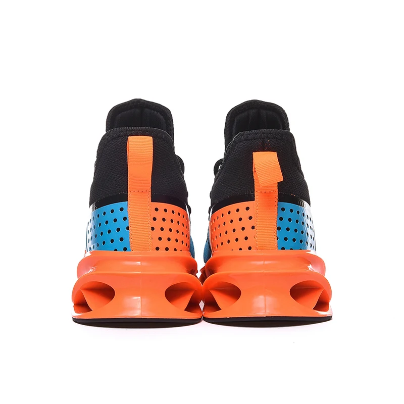 Men's sports shoes mesh breathable casual running shoes Korean lace-up non-slip gym training shoes student tide shoes